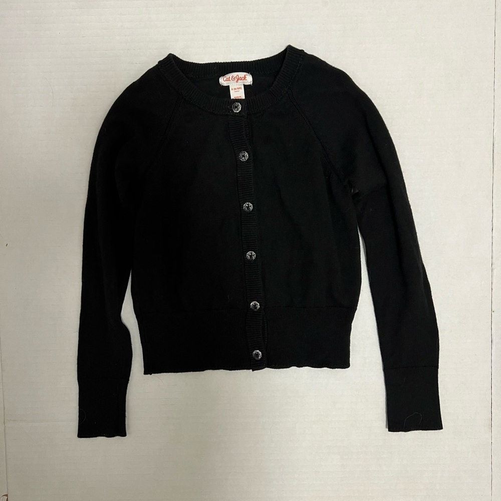 Black cardigan